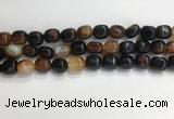 CNG8125 15.5 inches 8*12mm nuggets agate beads wholesale