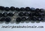 CNG8161 15.5 inches 10*14mm nuggets agate beads wholesale