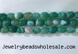 CNG8191 15.5 inches 10*14mm nuggets striped agate beads wholesale