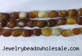 CNG8226 15.5 inches 12*16mm nuggets striped agate beads wholesale