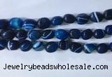 CNG8231 15.5 inches 12*16mm nuggets striped agate beads wholesale