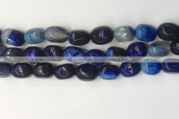 CNG8252 15.5 inches 13*18mm nuggets agate beads wholesale