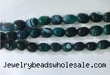 CNG8274 15.5 inches 13*18mm nuggets striped agate beads wholesale