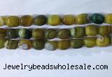 CNG8276 15.5 inches 13*18mm nuggets striped agate beads wholesale