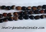 CNG8279 15.5 inches 13*18mm nuggets striped agate beads wholesale