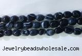 CNG8281 15.5 inches 13*18mm nuggets striped agate beads wholesale