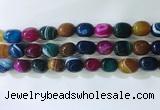 CNG8282 15.5 inches 13*18mm nuggets striped agate beads wholesale