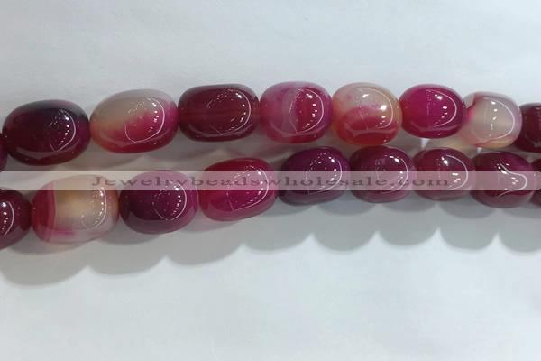 CNG8292 15.5 inches 15*20mm nuggets agate beads wholesale