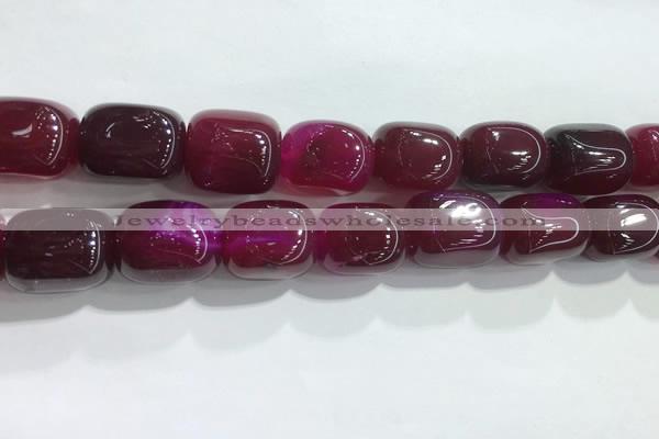 CNG8293 15.5 inches 15*20mm nuggets agate beads wholesale