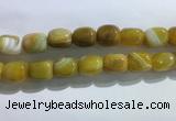 CNG8311 15.5 inches 15*20mm nuggets striped agate beads wholesale