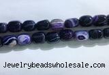 CNG8313 15.5 inches 15*20mm nuggets striped agate beads wholesale