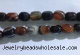 CNG8319 15.5 inches 15*20mm nuggets striped agate beads wholesale