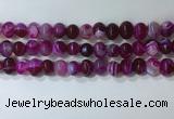 CNG8345 15.5 inches 10*12mm nuggets striped agate beads wholesale