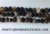 CNG8352 15.5 inches 10*12mm nuggets striped agate beads wholesale