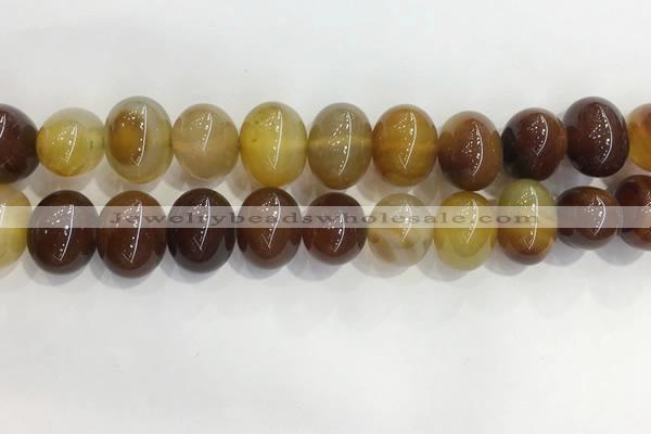 CNG8361 15.5 inches 12*16mm nuggets agate beads wholesale