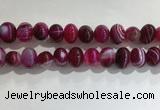 CNG8383 15.5 inches 12*16mm nuggets striped agate beads wholesale