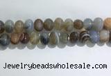 CNG8387 15.5 inches 12*16mm nuggets striped agate beads wholesale