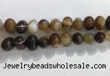 CNG8388 15.5 inches 12*16mm nuggets striped agate beads wholesale