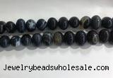 CNG8390 15.5 inches 12*16mm nuggets striped agate beads wholesale