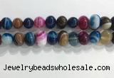 CNG8391 15.5 inches 12*16mm nuggets striped agate beads wholesale