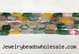 CNG8398 15.5 inches 8*18mm - 10*25mm freeform agate beads