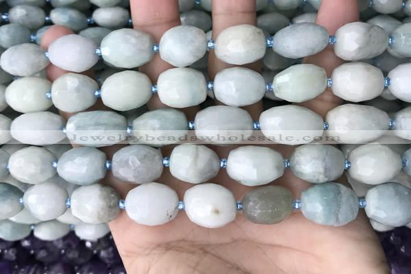 CNG8511 15.5 inches 12*14mm - 13*18mm faceted nuggets aquamarine beads