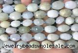 CNG8514 15.5 inches 12*14mm - 13*18mm faceted nuggets aquamarine beads