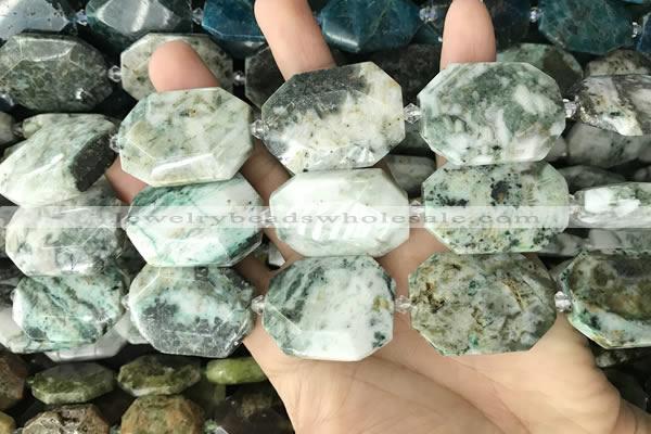 CNG8557 15.5 inches 22*30mm - 25*35mm faceted freeform jade beads