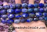 CNG8573 12*16mm - 15*20mm faceted nuggets lapis lazuli beads