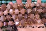 CNG8596 12*16mm - 13*18mm faceted nuggets moonstone beads