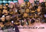 CNG8597 12*16mm - 13*18mm faceted nuggets yellow tiger eye beads