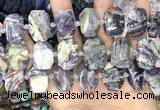 CNG8631 15.5 inches 13*18mm - 15*25mm faceted freeform charoite beads