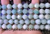 CNG8712 15.5 inches 10mm faceted nuggets amazonite gemstone beads