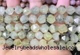 CNG8730 15.5 inches 10mm faceted nuggets prehnite gemstone beads