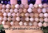 CNG8742 15.5 inches 8mm faceted nuggets moonstone gemstone beads