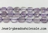 CNG8800 15.5 inches 16mm - 20mm faceted freeform amethyst beads