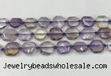 CNG8801 15.5 inches 16mm - 20mm faceted freeform ametrine beads