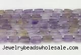 CNG8847 15.5 inches 8*12mm - 10*16mm nuggets matte ametrine beads