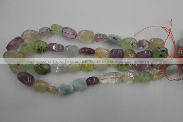 CNG886 15.5 inches 10*14mm – 15*20mm nuggets mixed quartz beads