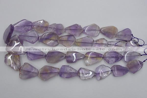 CNG890 15.5 inches 15*20mm – 20*30mm freeform ametrine beads