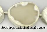 CNG8955 40*50mm - 50*60mm freeform druzy agate beads