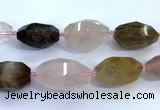 CNG8980 15 inches 18*25mm - 25*40mm faceted nuggets mixed quartz beads