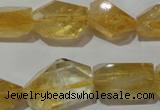 CNG902 15.5 inches 13*18mm – 15*25mm faceted nuggets citrine beads