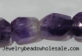 CNG903 15.5 inches 15*20mm – 18*26mm faceted nuggets amethyst beads