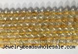 CNG9054 15.5 inches 8mm faceted nuggets citrine gemstone beads