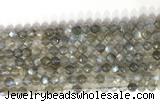 CNG9055 15.5 inches 6mm faceted nuggets labradorite gemstone beads