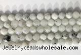 CNG9066 15.5 inches 10mm faceted nuggets white moonstone gemstone beads