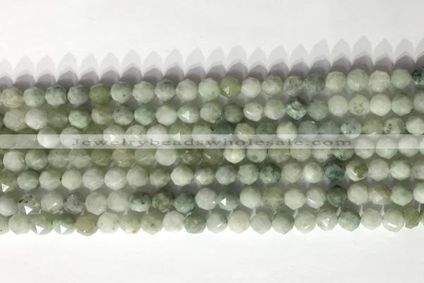 CNG9071 15.5 inches 6mm faceted nuggets jade gemstone beads