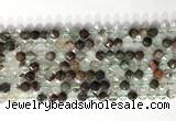 CNG9073 15.5 inches 6mm faceted nuggets ghost crystal  gemstone beads