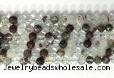 CNG9074 15.5 inches 8mm faceted nuggets ghost crystal  gemstone beads